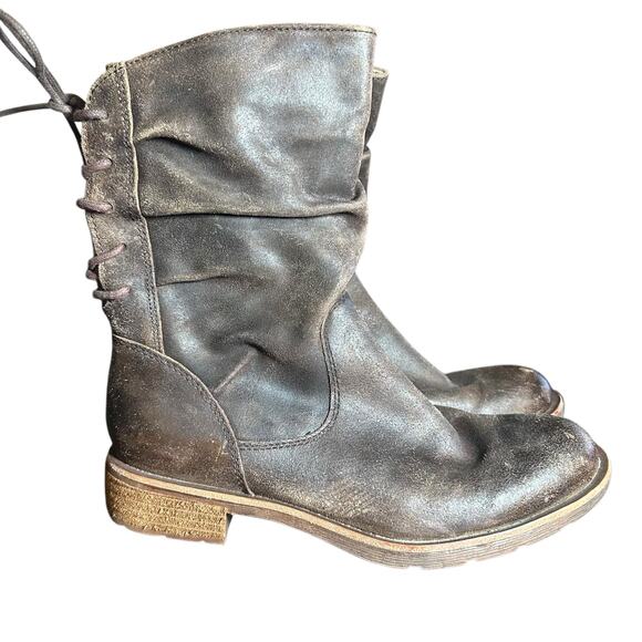 Sofft Sharnell Brown Leather Waterproof Lace Up Boots - Picture 1 of 10